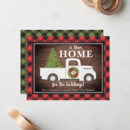 Camión blanco Navidad Invitación móvil