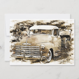 Camión Chevy Chevrolet clásico de los años 50