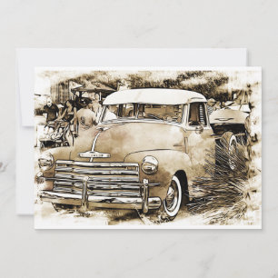 Camión Chevy Chevrolet clásico de los años 50