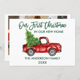 Camión con guión de broche Primera Navidad Nueva f