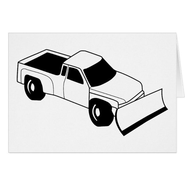 camión de arado de nieve (Anverso (Horizontal))