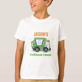 Camión de basura camisetas de niños fiesta de cump