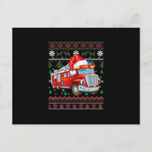 Camión de bomberos Bombero Navidad Niño lindo Somb