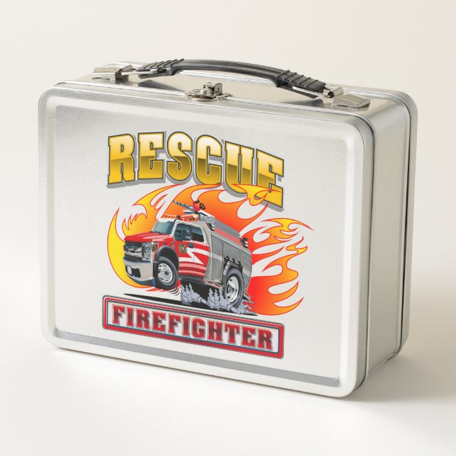 Camión de bomberos de dibujos animados (Anverso)