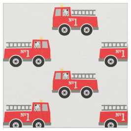Camión de bomberos y tela dálmata