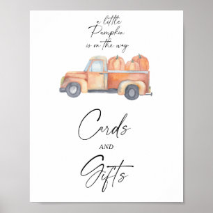 Camión de calabaza - CARTAS Y REGALOS Póster