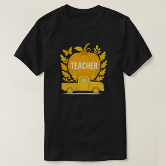Camión de calabaza de otoño para camisetas de prof