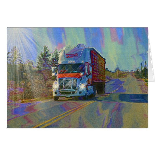CAMIÓN DE CARGA GRANDES TRUCKERS Regalos (Anverso (Horizontal))