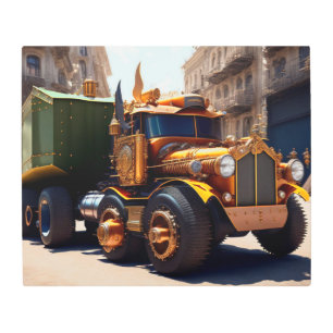 Camión de construcción, decoración de habitación i