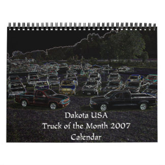 Camión de Dakota los E.E.U.U. 2007 del calendario
