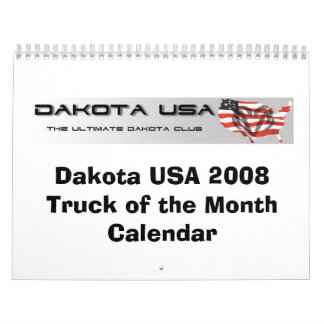 Camión de Dakota los E.E.U.U. 2008 del calendario
