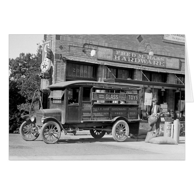 Camión de entrega de la tienda de hardware, 1924 (Anverso (Horizontal))