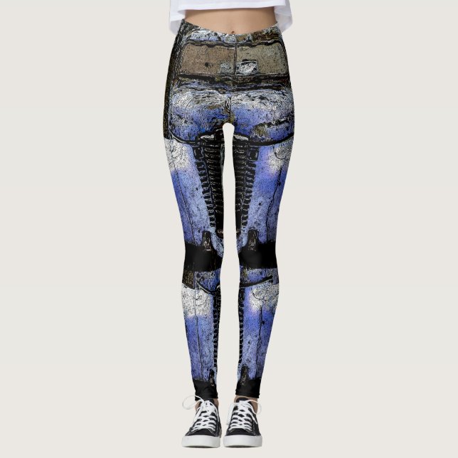 Camión de época Leggings femeninas (Anverso)