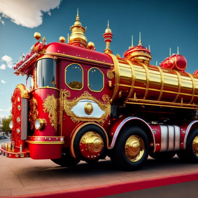 Camión de fuego, motor de fuego, decoración de hab (Subido por el creador)