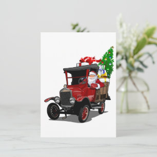 Camión de Navidad de dibujos animados