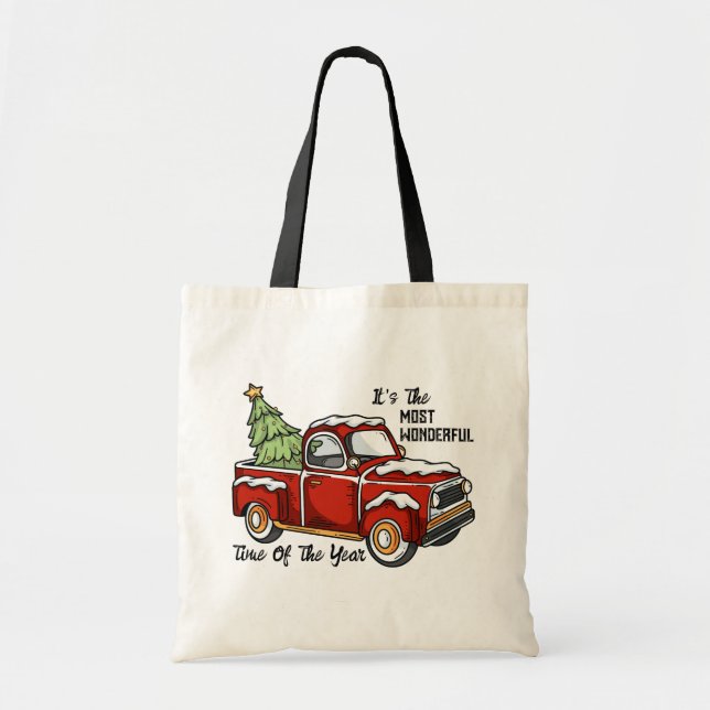 Camión de Navidades para hacer la bolsa (Frente)