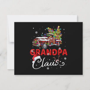 Camión de Papá Noel Abuelo Claus Navidad Familia S
