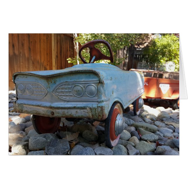 Camión de pedales azul pequeño (Anverso (Horizontal))