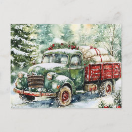 Camión de transporte de árbol de Navidad