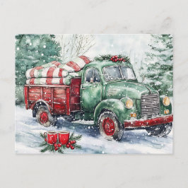 Camión de transporte de árbol de Navidad