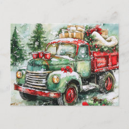 Camión de transporte de árbol de Navidad