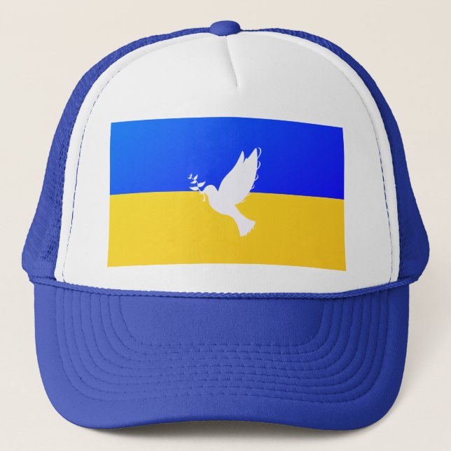 Camión de Ucrania Gorras de paz apoyo a la liberta (Anverso)