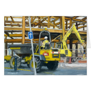 Camión Dumper, Cardiff, Gales, Reino Unido