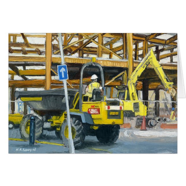 Camión Dumper, Cardiff, Gales, Reino Unido (Anverso (Horizontal))