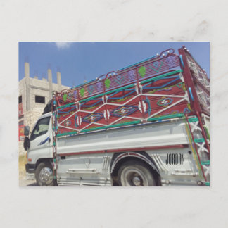 Camión en Jordania - postal