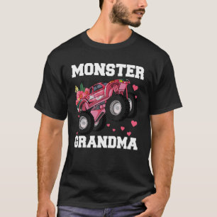 Camión Monster Camisa Floral Abuela, Niño Cumpleañ