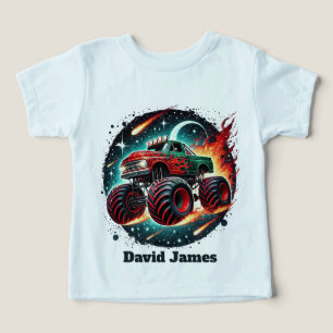 Camión monstruo de chicos genial personalizable