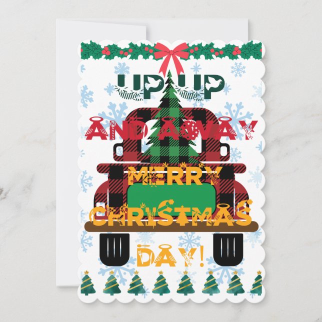 Camión navidad con árbol (Anverso)