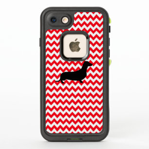 Camión Rojo Chevron Con Dachshund
