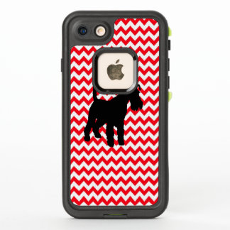 Camión Rojo Chevron Con Schnauzer