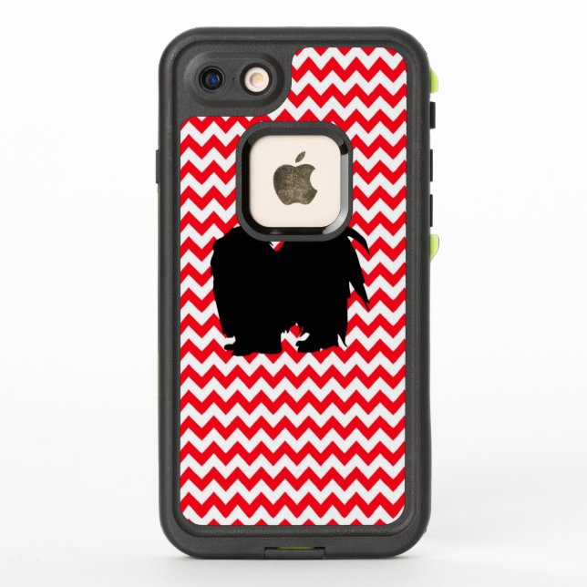 Camión Rojo Con Silhouette Shih Tzu (Reverso)