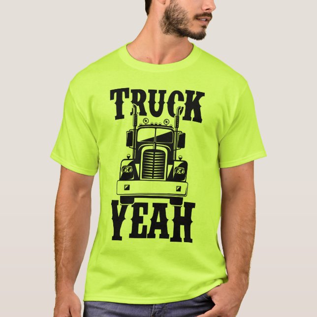 Camión sí camiseta de hombres (Anverso)