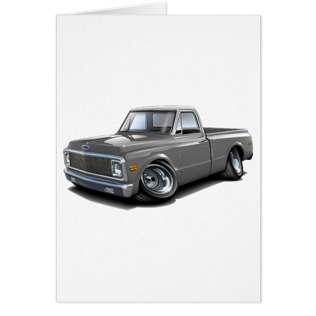 Camión superior blanco grisáceo 1970-72 de Chevy (Frente)