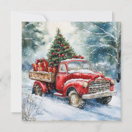 Camión transportador de árboles de Navidad