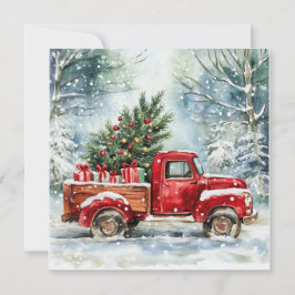 Camión transportador de árboles de Navidad