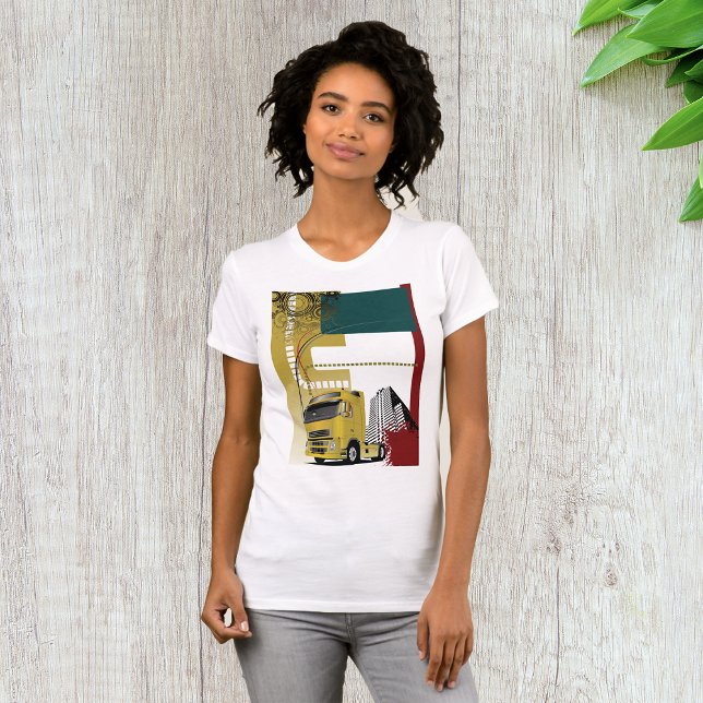 Camión urbano de camiseta para mujeres (Subido por el creador)