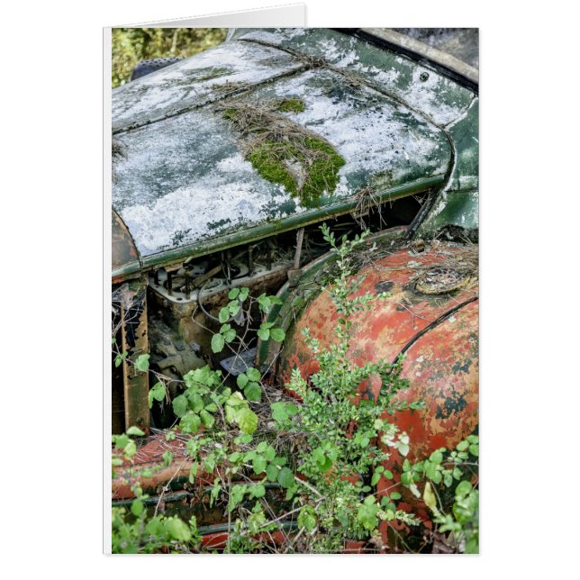 Camión vintage abandonado (Frente)