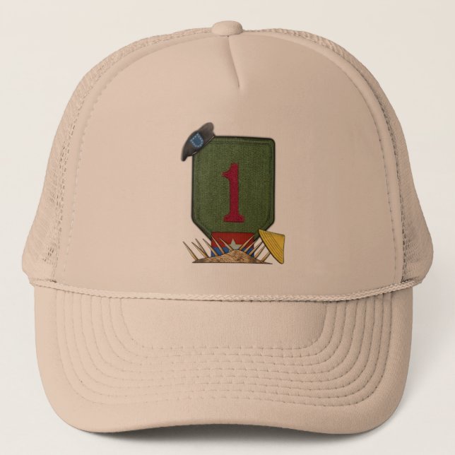 Camionero 1ª división de infantería vietnam chalecos Gorra (Anverso)