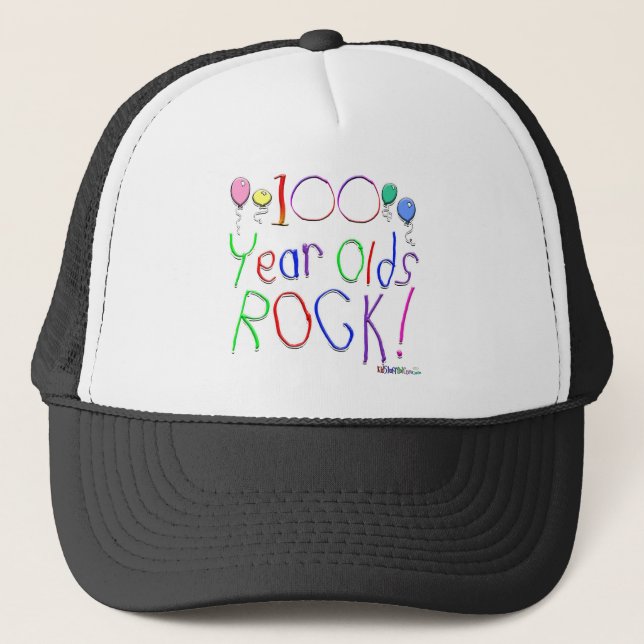 Camionero ¡100 años de la roca! Gorra (Anverso)