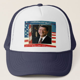 Camionero 100o gorra del cumpleaños de Reagans