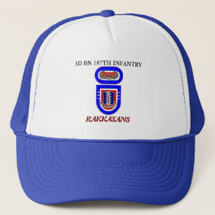 Camionero 187TH GORRA de la INFANTERÍA RAKKASANS de los BN