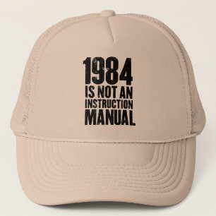 Camionero 1984 no es un gorra del manual de la instrucción