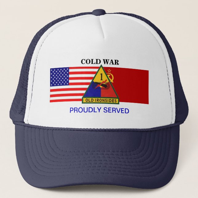 Camionero 1r GORRA de la GUERRA FRÍA de la DIVISIÓN (Anverso)