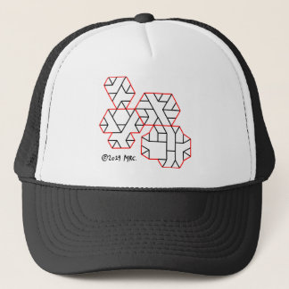Camionero 3.ᵉʳ Gorra geek de vértices de grado