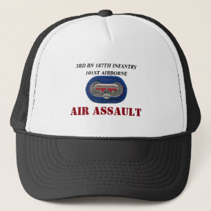 Camionero 3ro GORRA AEROTRANSPORTADO de la 187TH INFANTERÍA