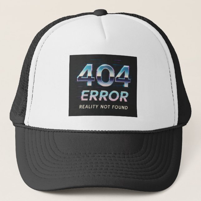 Camionero 404 gorra de errores (Anverso)